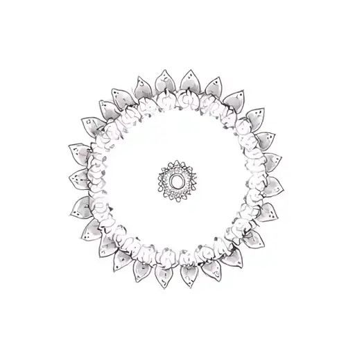 Coverup Mini Mandalas tattoo design idea