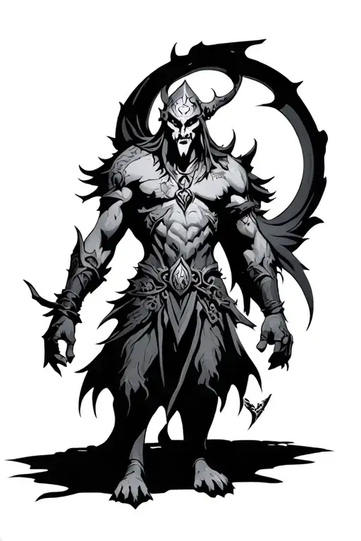 world of warcraft tattoo design idea