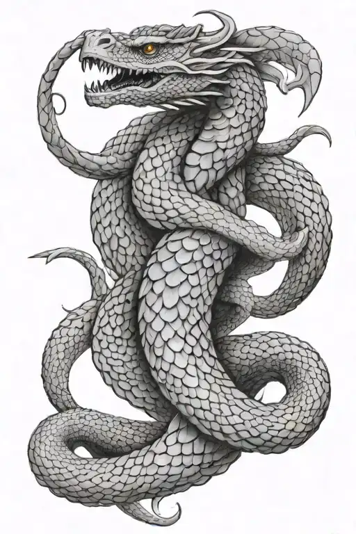 jormungandr tattoo design idea