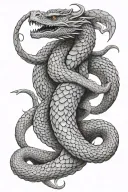 jormungandr tattoo design idea