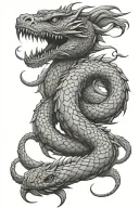jormungandr tattoo design idea