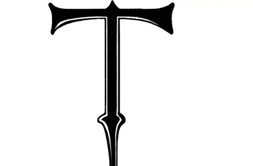 "T" tattoo design idea
