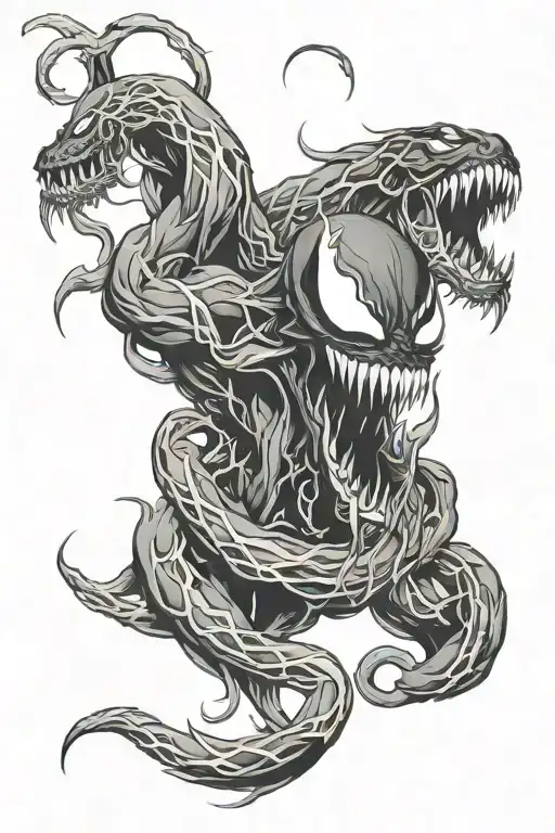 Venom tattoo design idea
