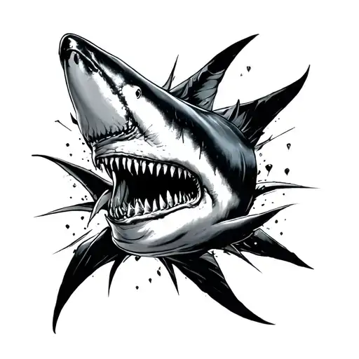 Jaws by sleep token tattoo design idea