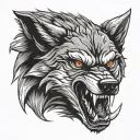 angry wolf claws mark you've got tattoo design idea