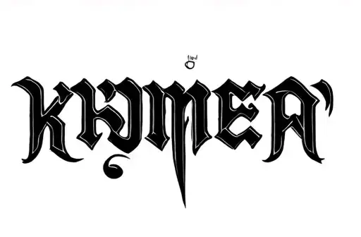 "KHMER" tattoo design idea