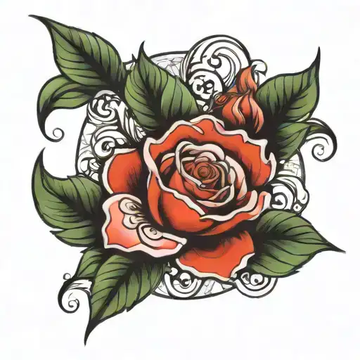 rosario tattoo design idea