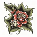 rosario tattoo design idea