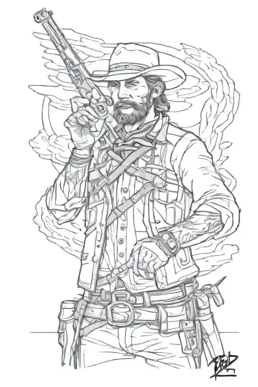 Games red dead redemption 2 tattoo design idea