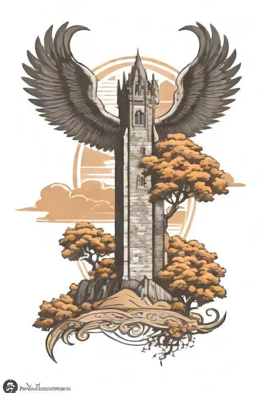 Wallace monument Stirling tattoo design idea