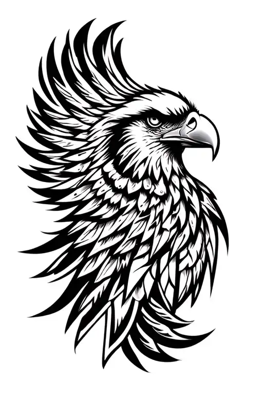 Filipino Warrior Eagle tattoo design idea