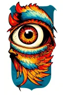 von Dutch flying eye tattoo design idea