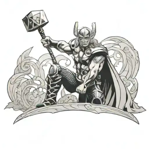 Thor tattoo design idea