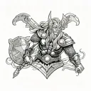 Thor tattoo design idea