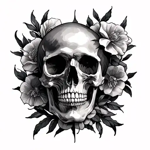 Memento Mori tattoo design idea