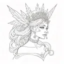 yesterday princess tattoo design idea