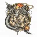 Electrician tattoo design idea