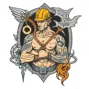 Electrician tattoo design idea