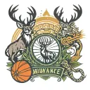 milwaukee bucks and basketball trophy please incorporate tattoo design idea
