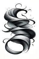 sine wave line tattoo tattoo design idea