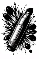 shotgun shell with buckshot on one tattoo design idea
