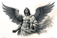 Chronos Greek god tattoo design idea