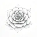 Yorkshire rose mandala tattoo design idea