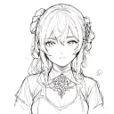 anime character tattoo design idea