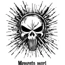 "Memento mori " Marvel punisher logo tattoo design idea