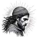 spirtual nomad travelling within in search of himself  tattoo design idea