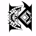 marine seal face tattoo tattoo design idea