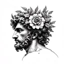 Dionysus tattoo design idea
