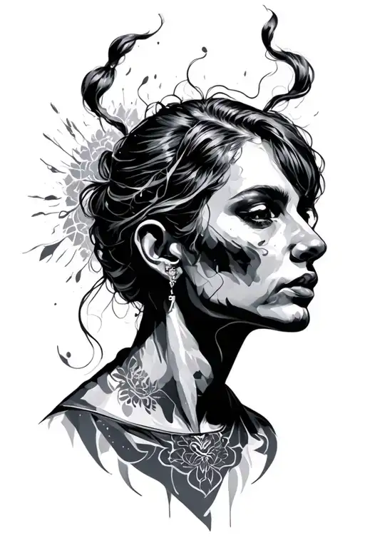 I think therefore I am tattoo design idea