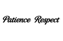 "Patience Respect" tattoo design idea