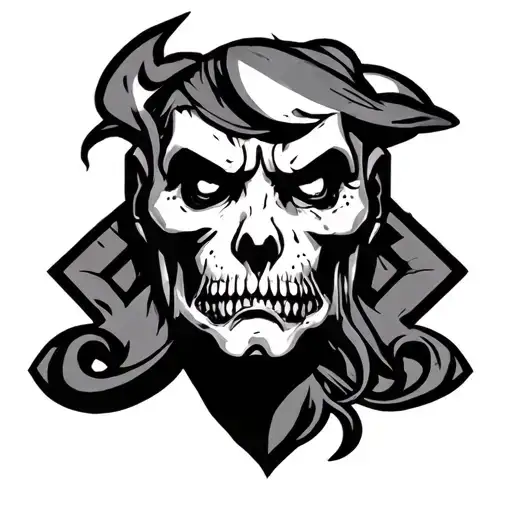 I want a tattoo for Glum to have a code 2 inside and prove to be strong tattoo design idea