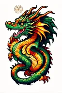dragon tattoo design idea