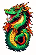 dragon tattoo design idea