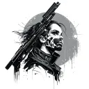 Cyberpunk 2077 tattoo design idea