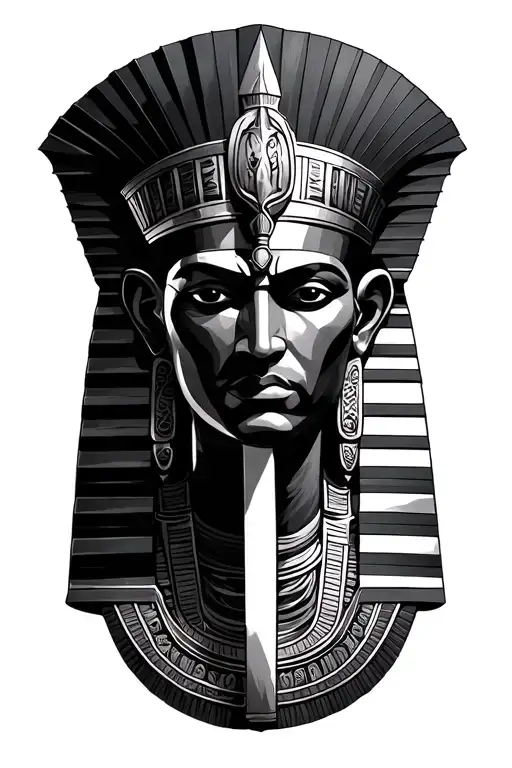 god Osiris tattoo design idea