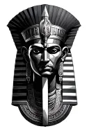 god Osiris tattoo design idea