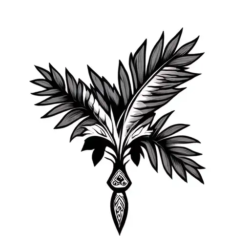 Colombia symbols indigenous tattoo design idea