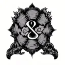 adoption symbol tattoo design idea