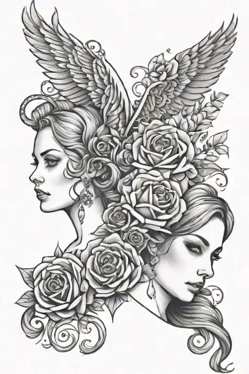 daddy daughter tattoo design tattoo design idea