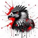 harpy eagle tattoo design idea