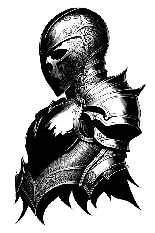 mantle armor tattoo design idea