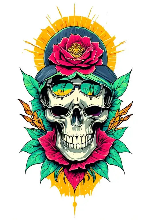 Gangsta tattoo design idea