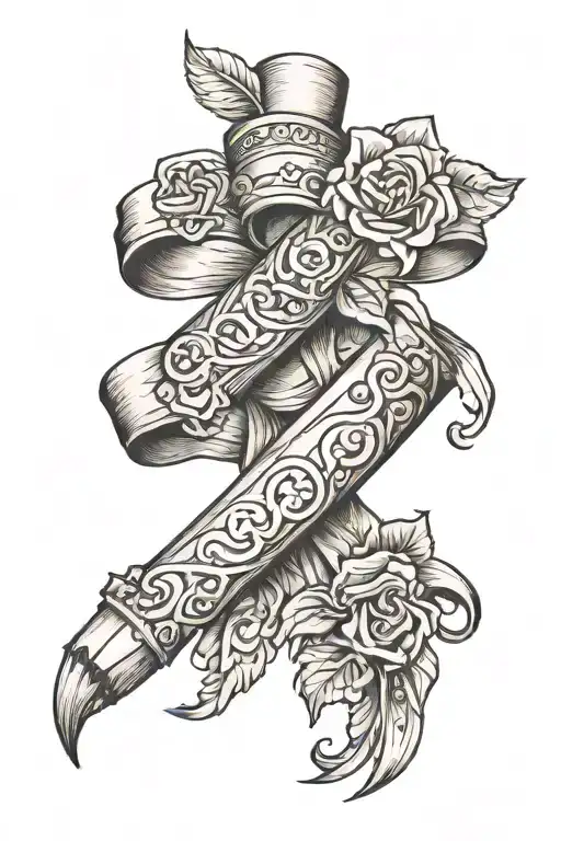 Ivory wrapped around forearm tattoo tattoo design idea