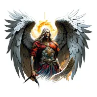 archangel uriel tattoo design idea