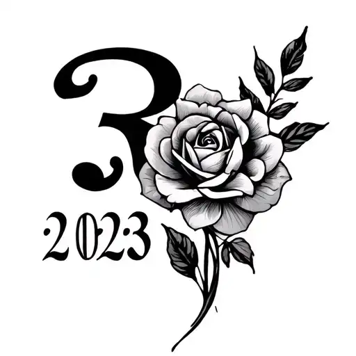 3rd February 2023 wedding date tattoo tattoo design idea