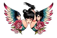 nsfw curvy plus size tattoo design idea